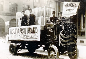 Vesuvio Piedmont Paste Company, San Francisco, California -- spaghetti wagon